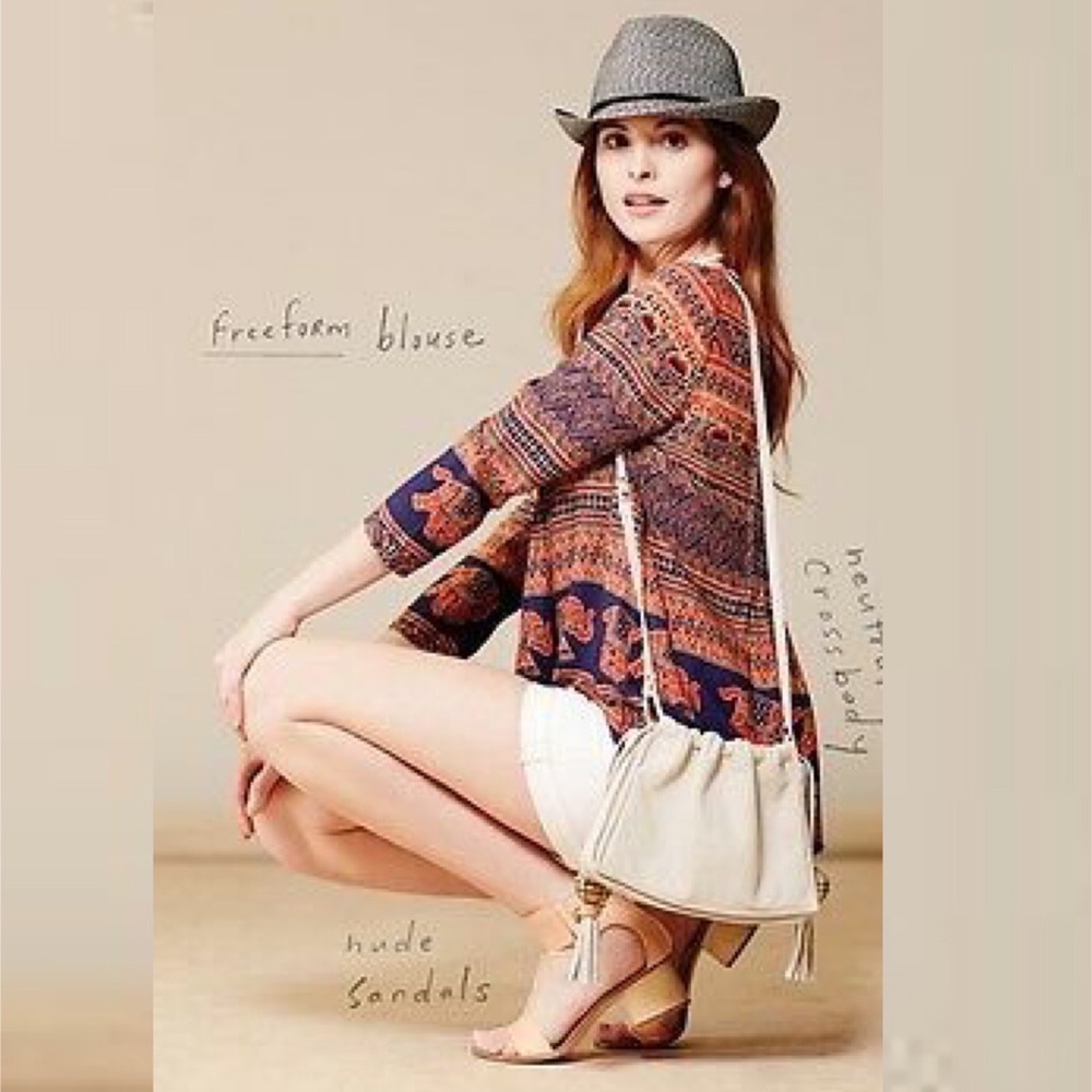 Vanessa Virginia Mahdia Elephant Pleat Boho Top 4